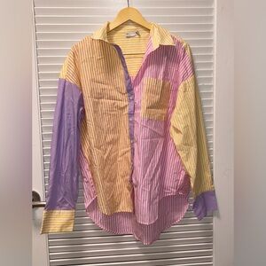 ASOS Multicolor Striped Button Down Shirt